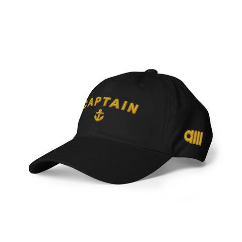 Captain Hat with embroidery (Choose epaulettes style)