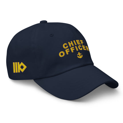 Chief Officer hat with embroidery (Choose epaulettes)