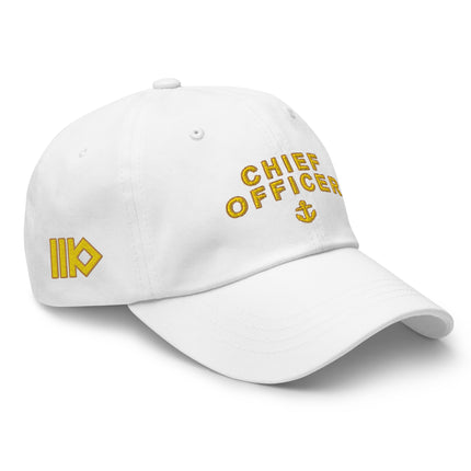 Chief Officer hat with embroidery (Choose epaulettes)