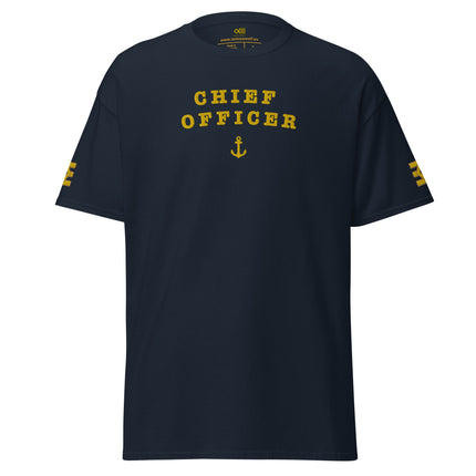Chief Officer T-Shirt with large embroidery (choose epaulettes)