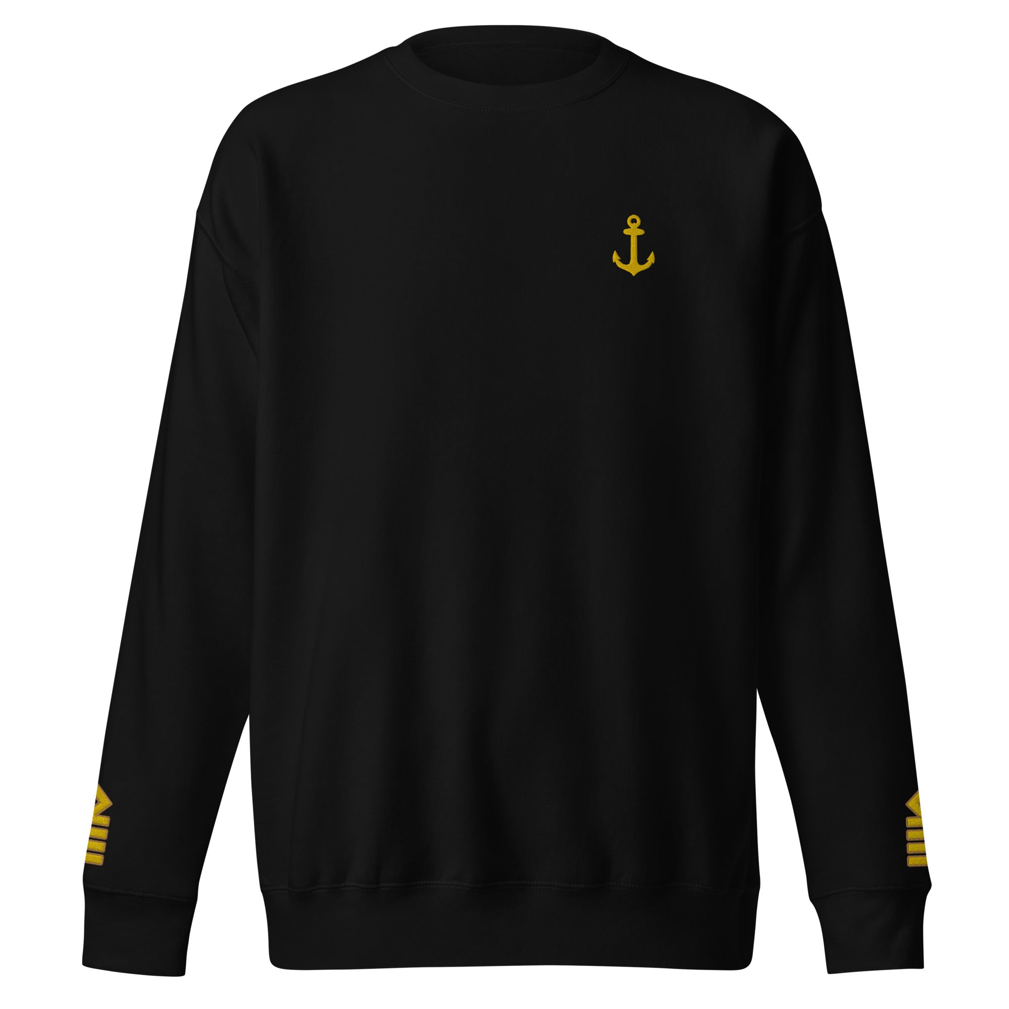 Sweatshirt with Embroidery. (Rhombus epaulettes) – IamSEAWOLF shop