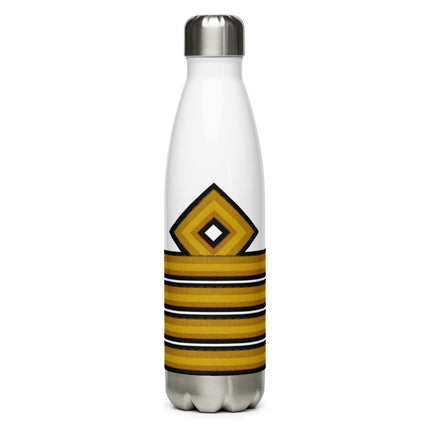 Stainless Steel Water Bottle 4 stripes.