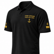 Merchant Navy Chief Officer Polo Shirt Personalized Uniform Embroidery