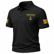 Merchant Navy Chief Officer Polo Shirt Personalized Uniform Embroidery