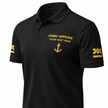 Merchant Navy Chief Officer Polo Shirt Personalized Uniform Embroidery