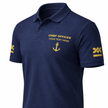Merchant Navy Chief Officer Polo Shirt Personalized Uniform Embroidery