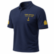 Merchant Navy Chief Officer Polo Shirt Personalized Uniform Embroidery