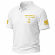 Merchant Navy Chief Officer Polo Shirt Personalized Uniform Embroidery