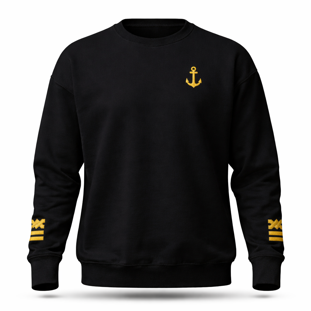 Sweatshirt für Kapitänsuniform mit Stickerei