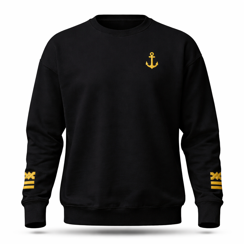 Sweatshirt für Kapitänsuniform mit Stickerei