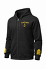 Captain Uniform Zip Hoodie with Rank Embroidery & Epaulettes