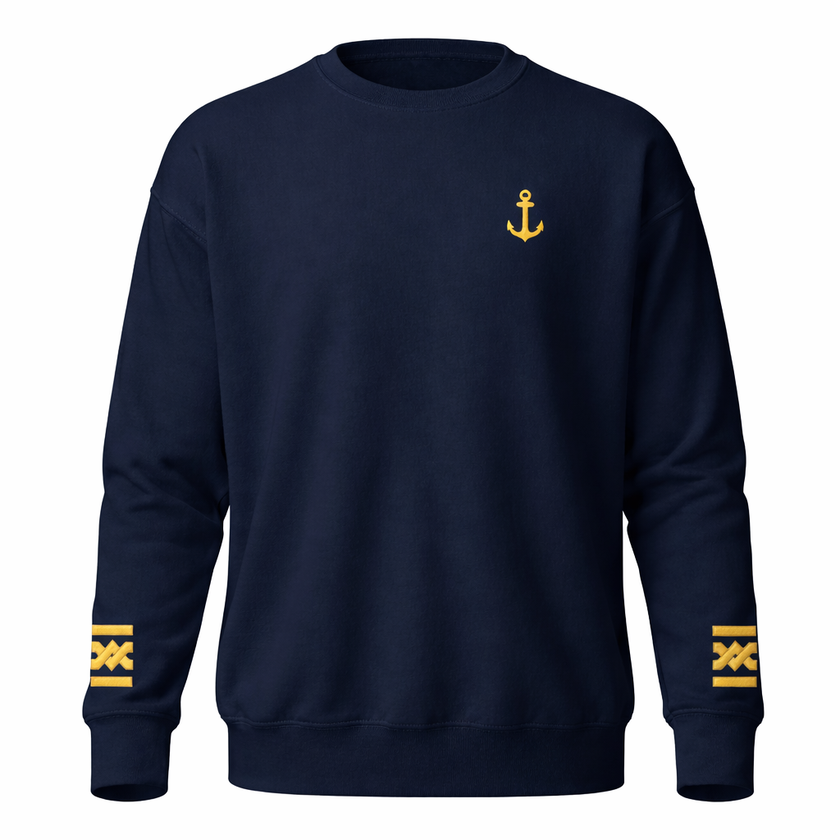 Sweatshirt für Kapitänsuniform mit Stickerei