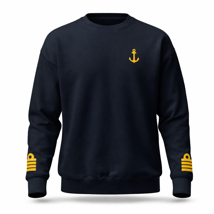 Sweatshirt für Kapitänsuniform mit Stickerei