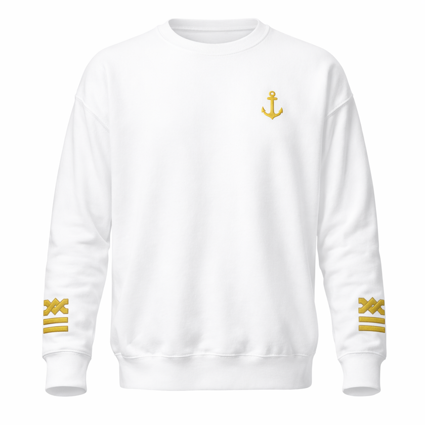 Sweatshirt für Kapitänsuniform mit Stickerei
