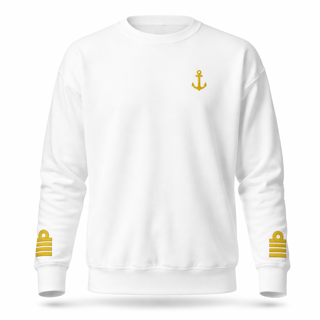 Sweatshirt für Kapitänsuniform mit Stickerei