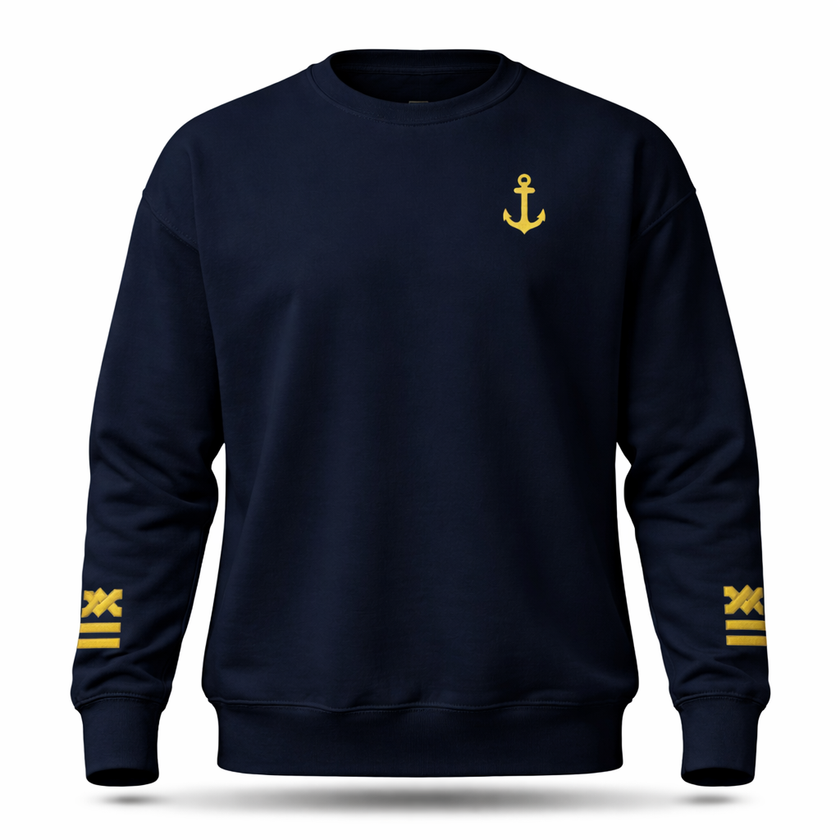 Sweatshirt für Kapitänsuniform mit Stickerei