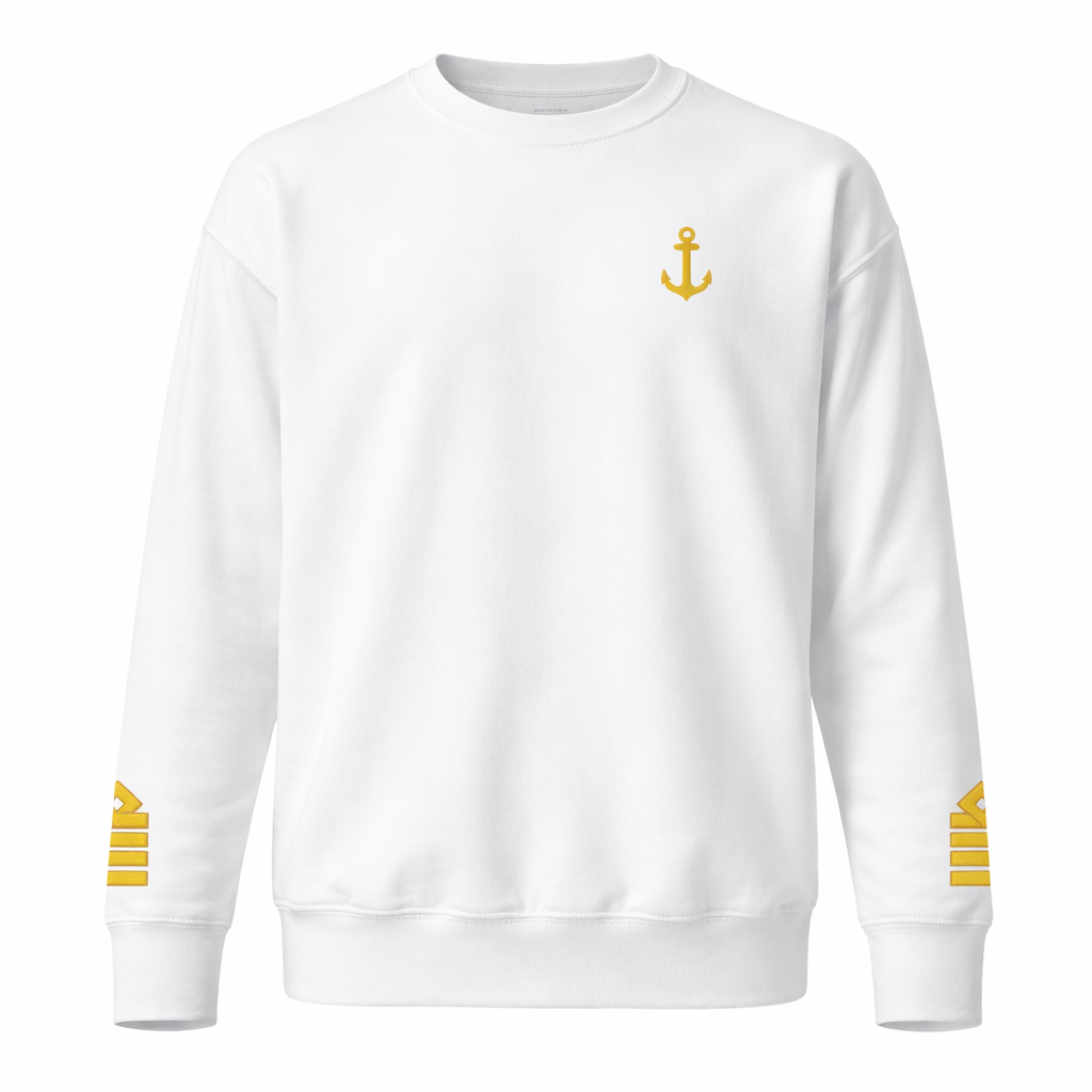 Sweatshirt für Kapitänsuniform mit Stickerei