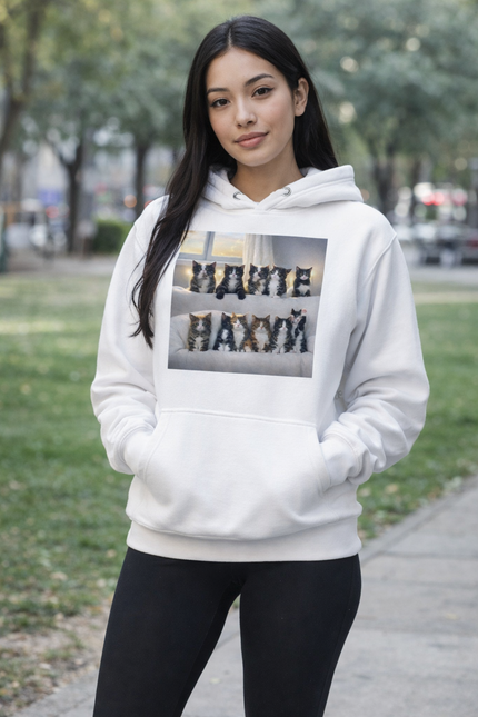 Hidden Message Cats Hoodie