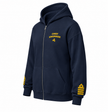 Chief Engineer Uniform Zip Hoodie – Epaulettes & Rank Embroidery