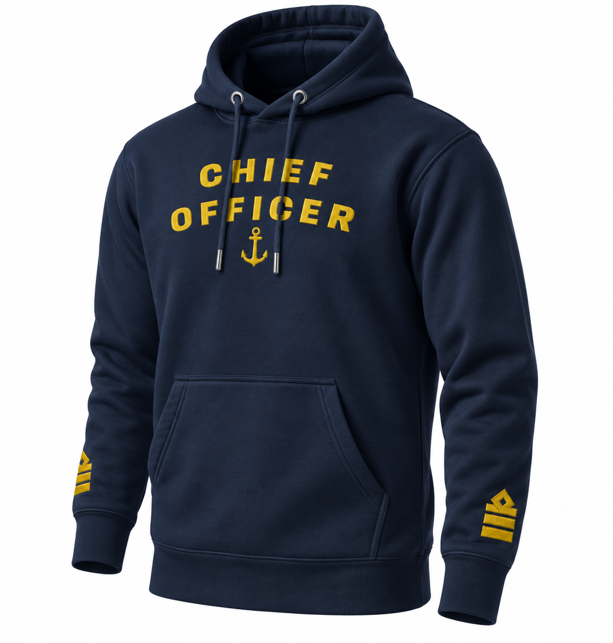 Chief Officer Uniform Hoodie with Embroidered Epaulettes | IamSEAWOLF