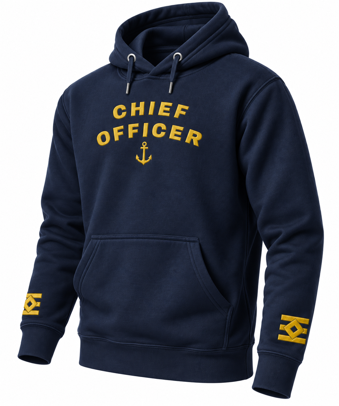 Chief Officer Uniform Hoodie with Embroidered Epaulettes | IamSEAWOLF