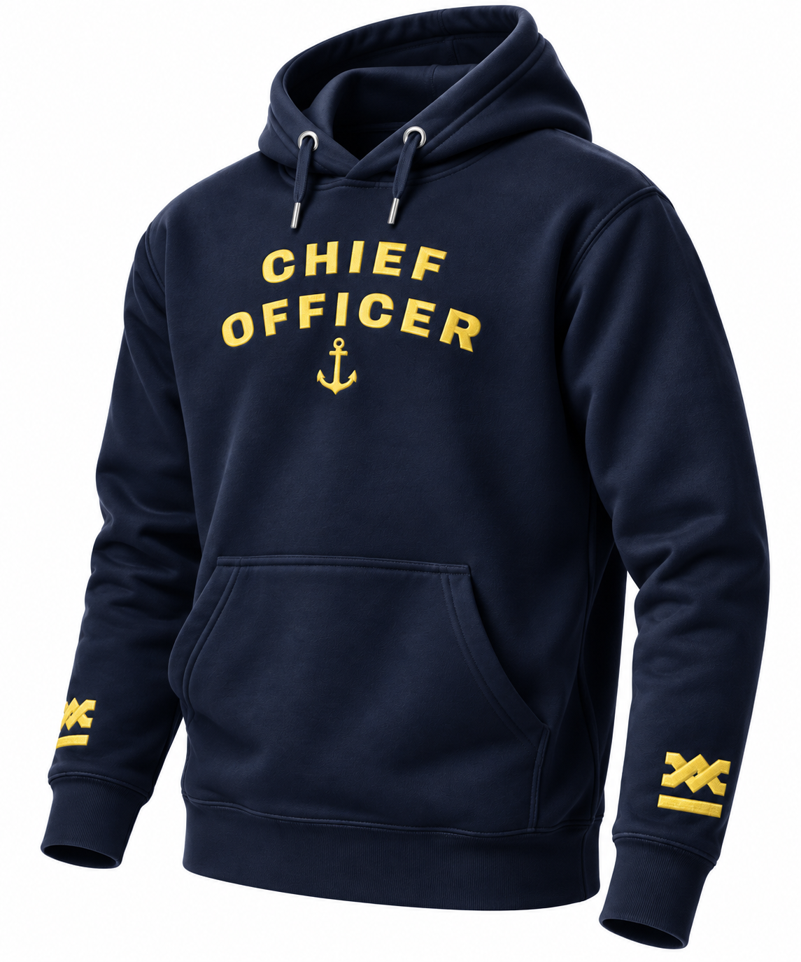 Chief Officer Uniform Hoodie with Embroidered Epaulettes | IamSEAWOLF