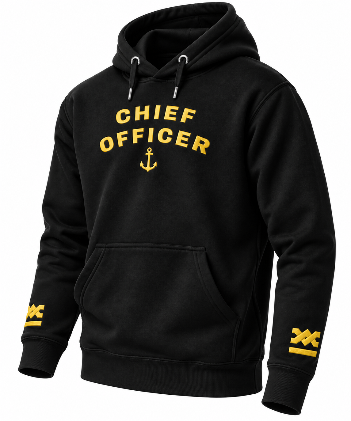 Chief Officer Uniform Hoodie with Embroidered Epaulettes | IamSEAWOLF