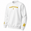 Captain's Uniform Sweatshirt with Embroidered Epaulettes