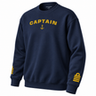Captain's Uniform Sweatshirt with Embroidered Epaulettes