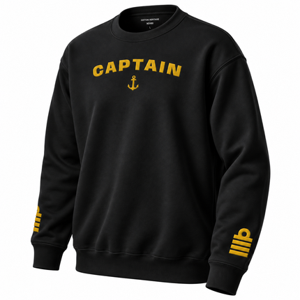 Kapitänsuniform Sweatshirt mit Stickerei