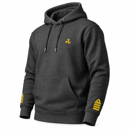 Sudadera con capucha de uniforme de ingeniero jefe con bordado.