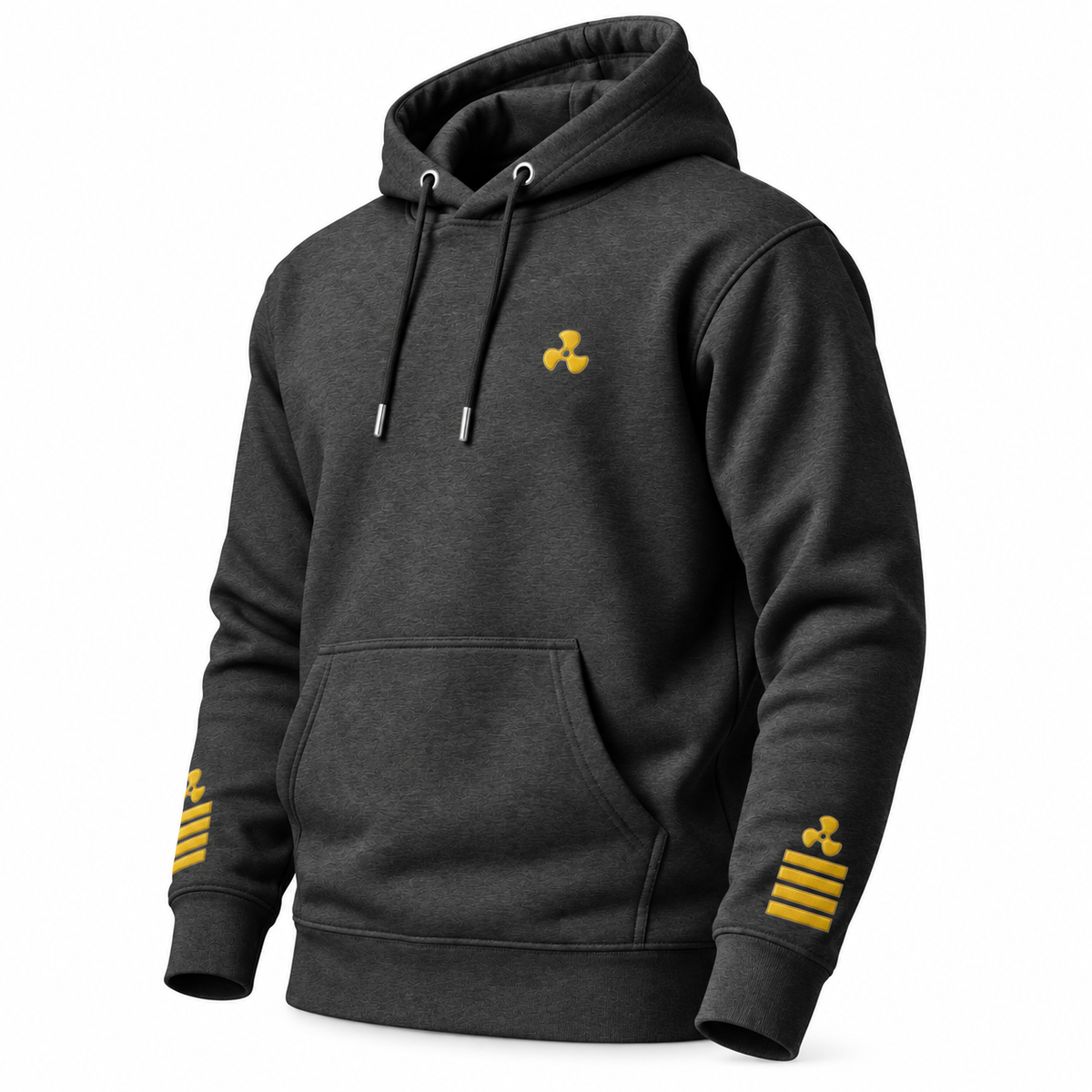 Sudadera con capucha de uniforme de ingeniero jefe con bordado.