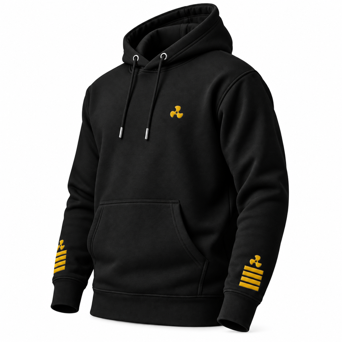 Sudadera con capucha de uniforme de ingeniero jefe con bordado.