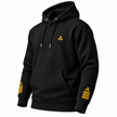 Sudadera con capucha de uniforme de ingeniero jefe con bordado.