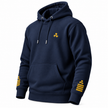 Sudadera con capucha de uniforme de ingeniero jefe con bordado.