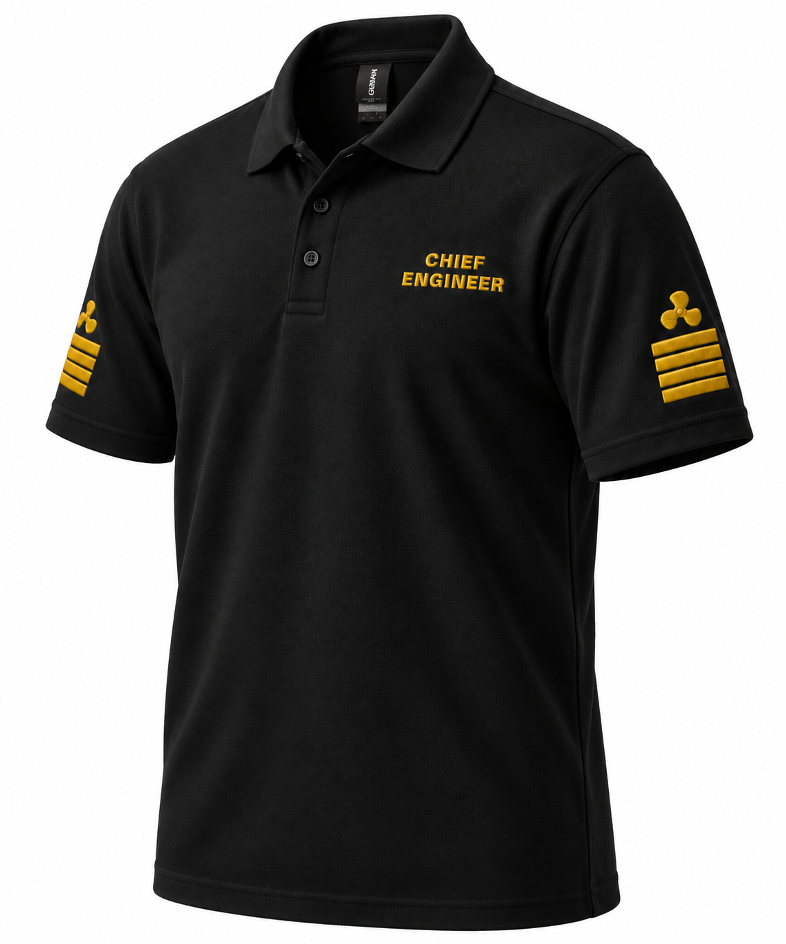 Super Yacht Chief Engineer Polo Shirt with Embroidery | IamSEAWOLF