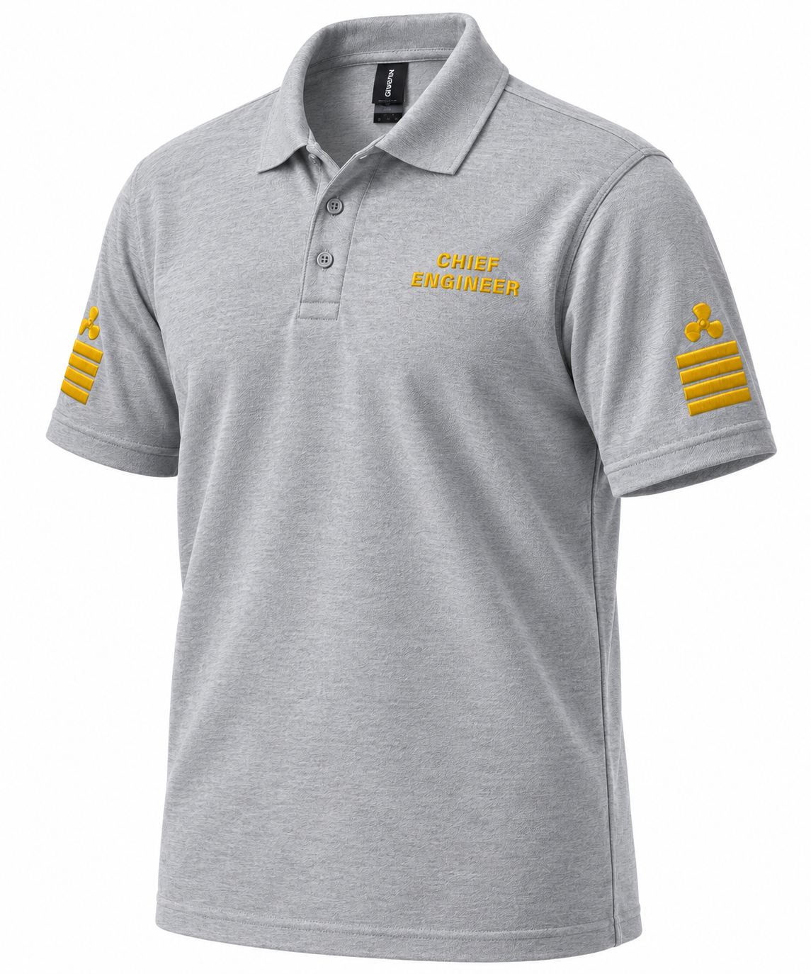 Super Yacht Chief Engineer Polo Shirt with Embroidery | IamSEAWOLF