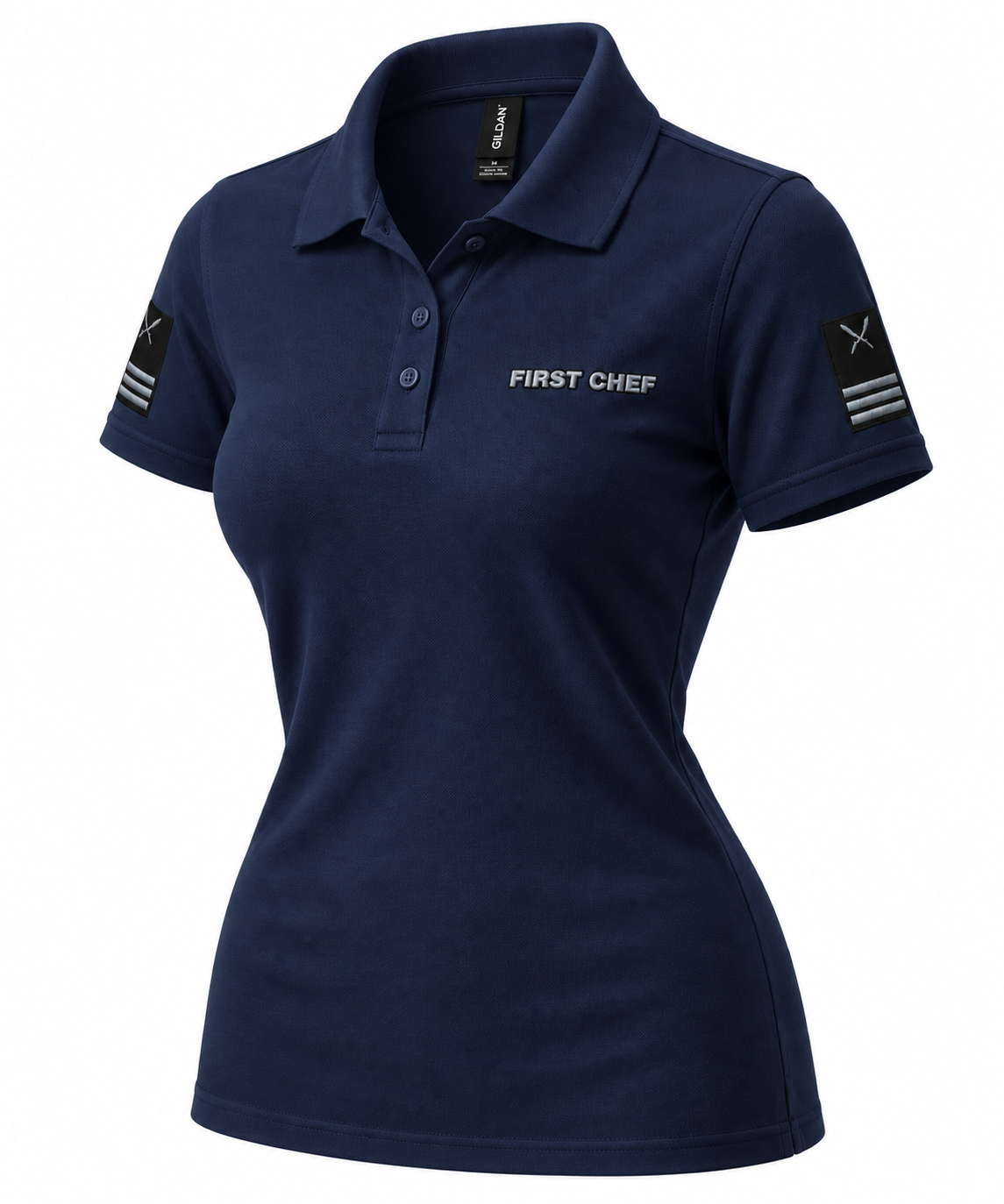 Super Yacht First Chef Women's Polo Shirt with Embroidery | IamSEAWOLF