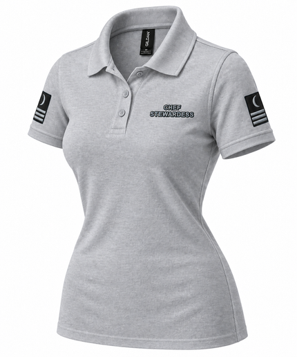Polo de azafata de cocina de superyates