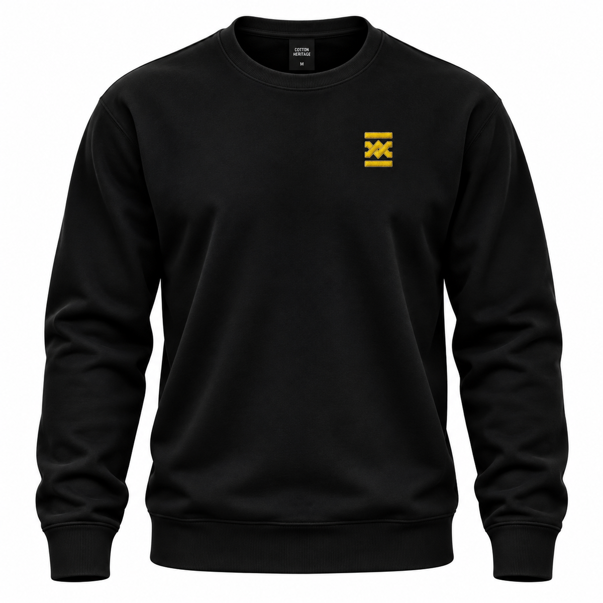 Captain Uniform Sweatshirt with Epaulette Embroidery