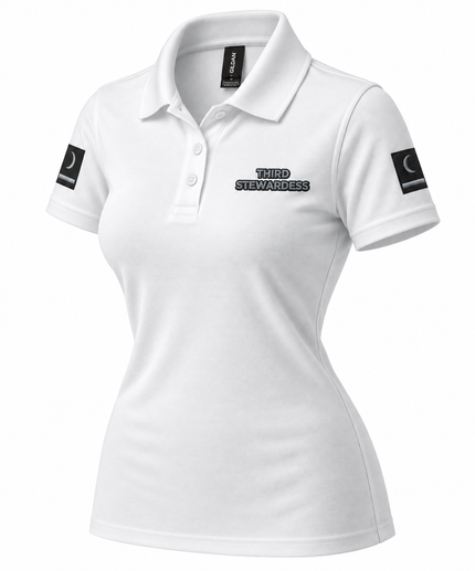 Super Yacht Third Stewardess Polo Shirt | IamSEAWOLF