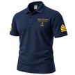 Merchant Navy Chief Officer Polo Shirt Personalized Uniform Embroidery