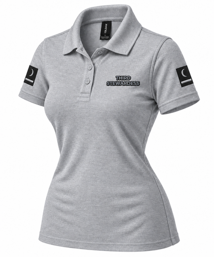 Super Yacht Third Stewardess Polo Shirt | IamSEAWOLF