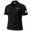 Merchant Navy Chief Officer Polo Shirt Personalized Uniform Embroidery