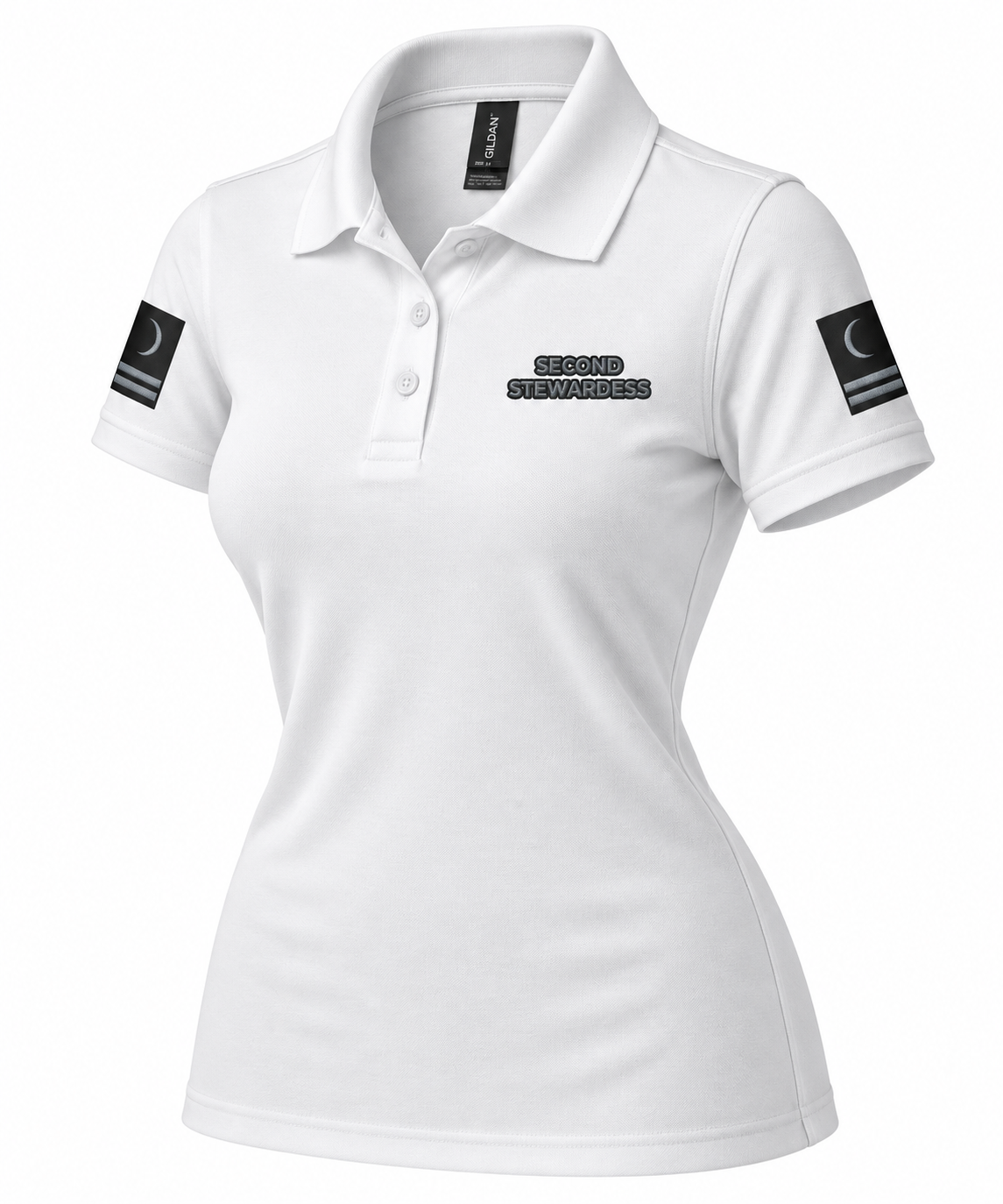Poloshirt für die zweite Stewardess einer Superyacht
