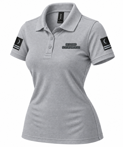 Super Yacht Second Stewardess Polo Shirt | IamSEAWOLF