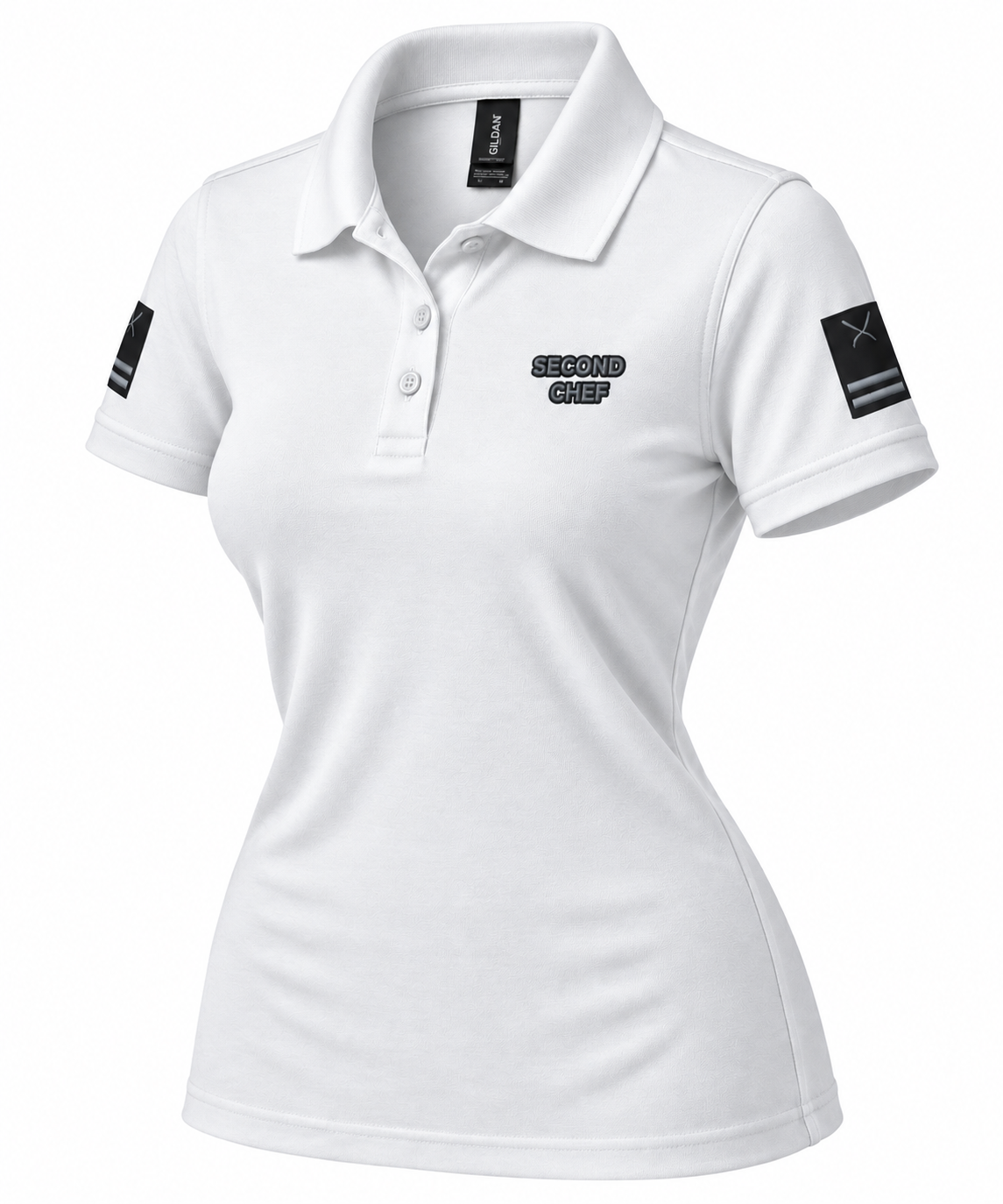 Poloshirt „Zweiter Koch“ von Super Yacht