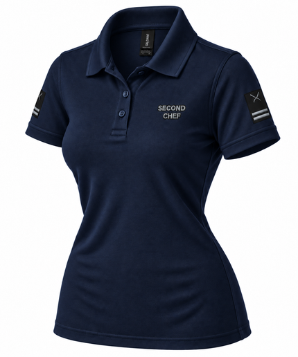 Super Yacht Second Chef Polo Shirt | IamSEAWOLF
