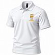 Polo de uniforme de ingeniero jefe con bordado en el pecho izquierdo.