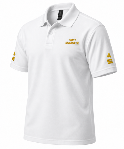 Super Yacht First Engineer Polo Shirt